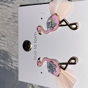 Pink Flamingo Earrings True To Form